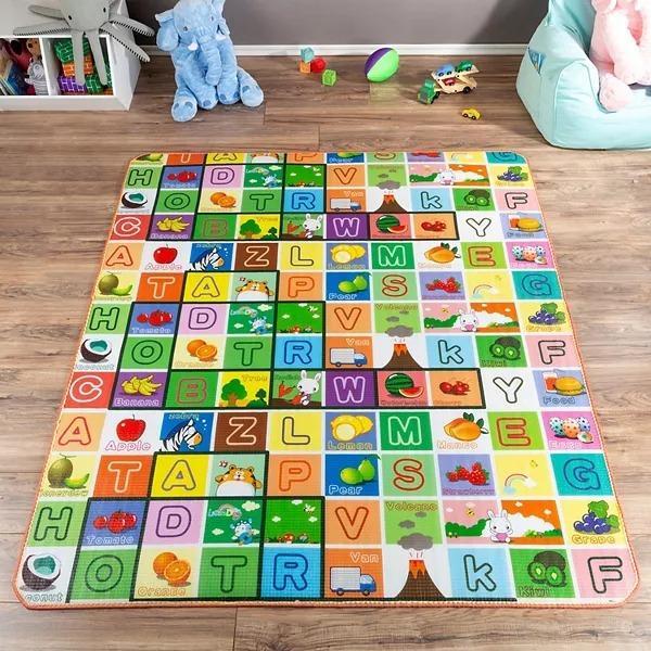1200 Waterproof Single Side Baby Play Crawl Floor Mat for Kids Picnic School Home (Size 180 x 115) 1200 Waterproof Single Side Baby Play Crawl Floor Mat for Kids Picnic School Home (Size 180 x 115)